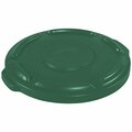 Bsc Preferred Rubbermaid Brute Flat Trash Can Lid - 10 Gallon, Green H-1855G